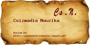Csizmadia Nauzika névjegykártya